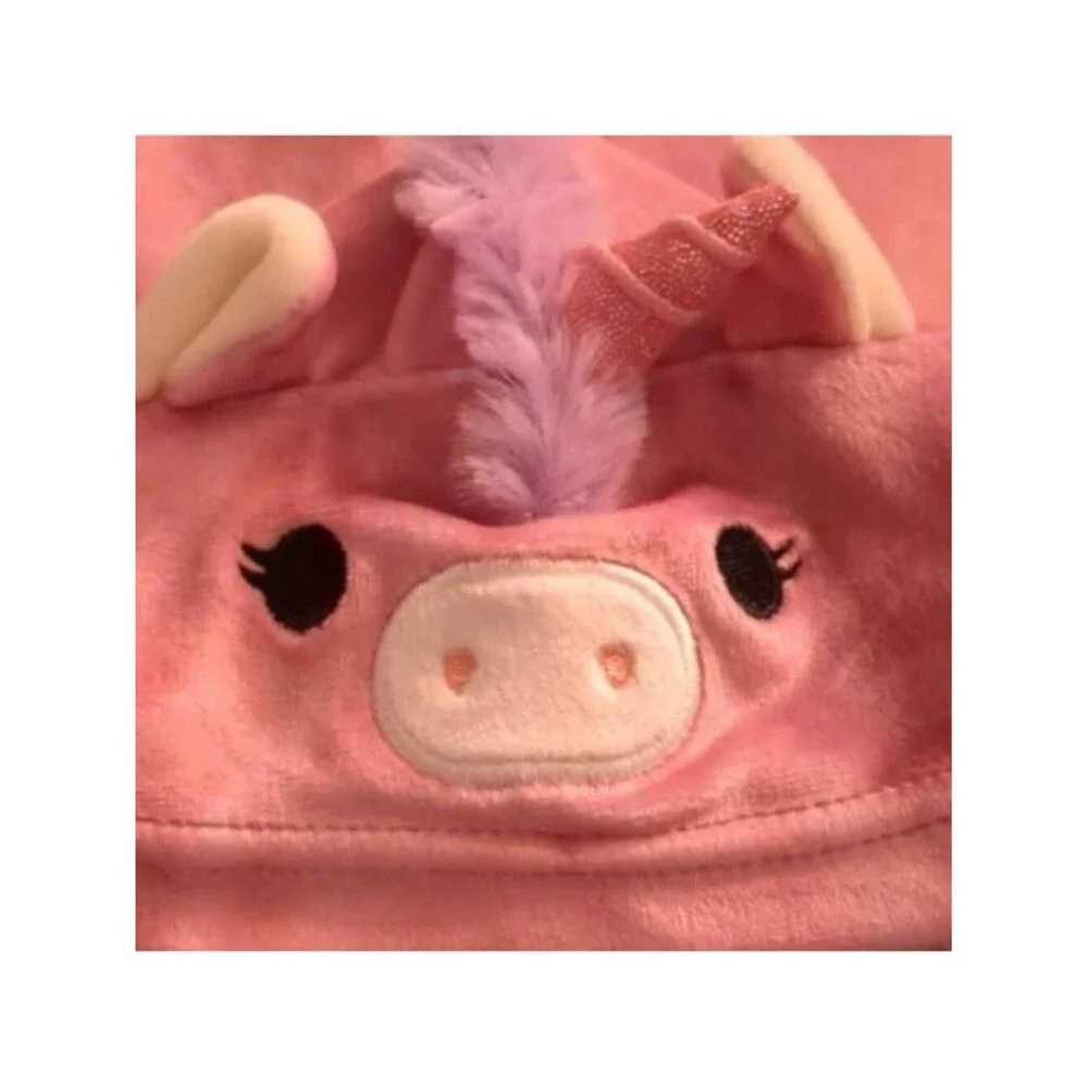 Medium squishmallow Lola the unicorn dog hoodie